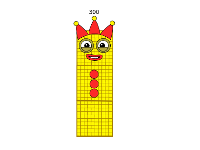 My own Numberblocks sprites 1-200