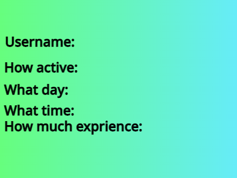 Intro School form