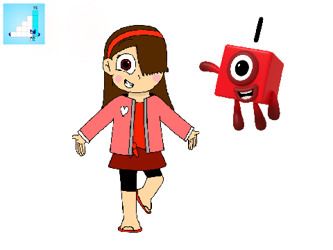 Humanized One || First art post || Numberblocks