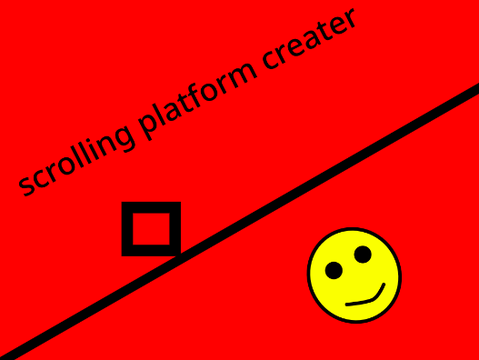 scrolling platform creater