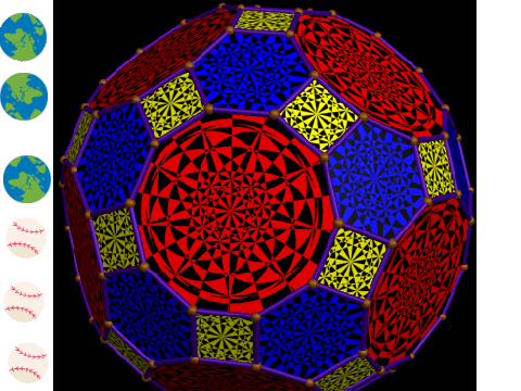 rhombicosidodecahedron model