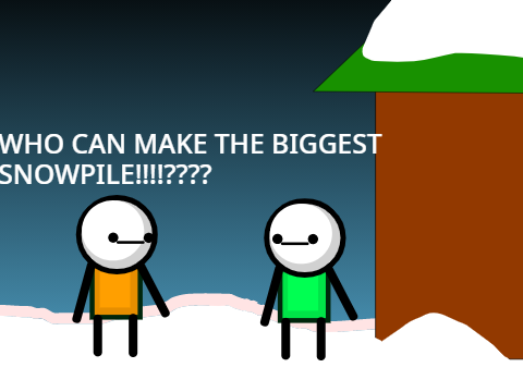 BIGGEST SNOWPILE!!!!
