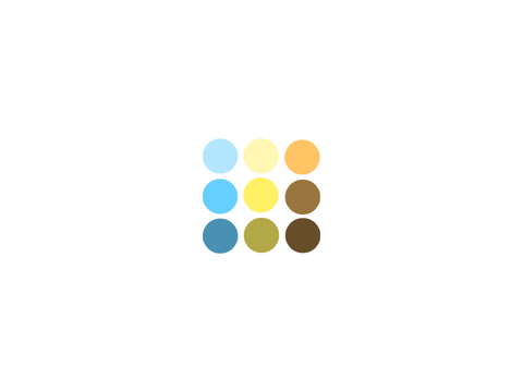 Desert OS color pallete