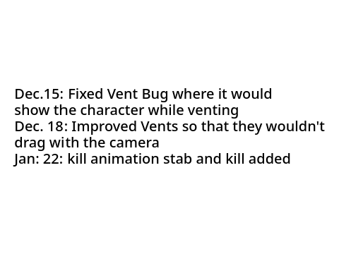 Among Us Online Game Patch Notes