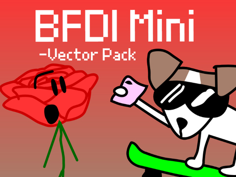 BFDI Mini - Vector Pack