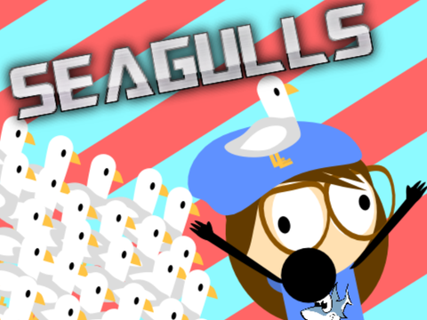 Sharky and the seagulls 