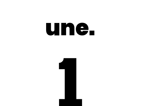 une.