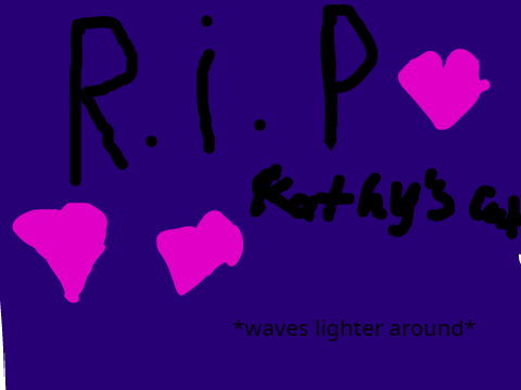 R.I.P Kathy's cat