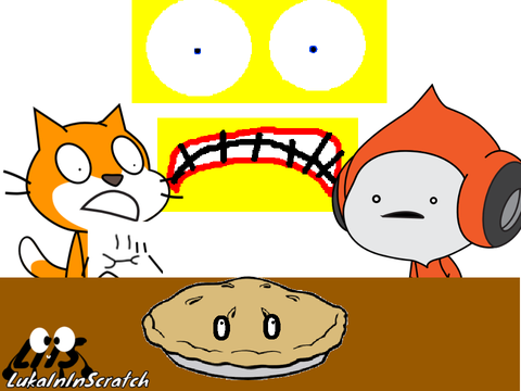 add your self screaming at a talking pie! remix remix