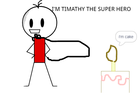 Tomathy is a super hero