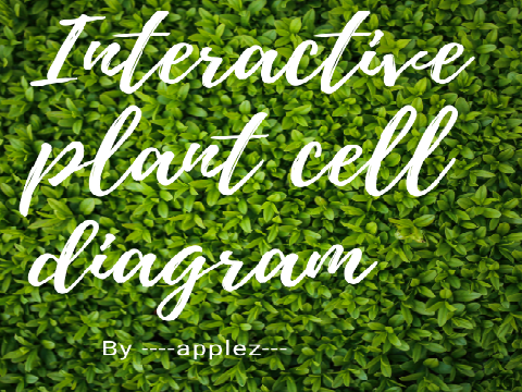  Interactive Plant Cell Diagram!