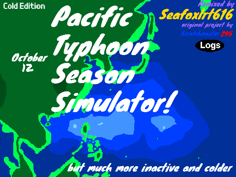 Pacific Typhoon Season Simulator but the sea is much colder