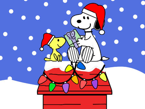 Snoopy and Carol of the Bells ❆ Winter Art Collab 