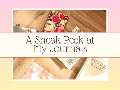 ⋆ a sneak peek at my journals