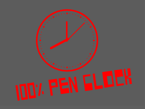 Pen Clock