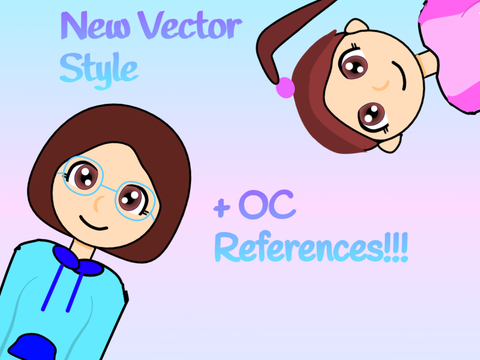 New Vector Art style! + OC references