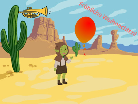 Christmas in the desert
