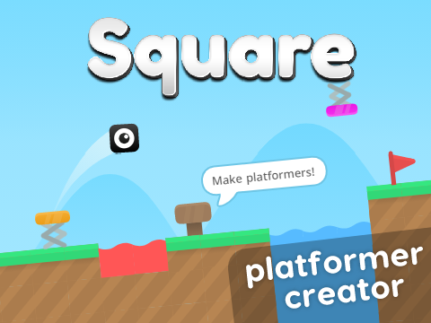 Square ◆ scrolling platformer creator  #games remix