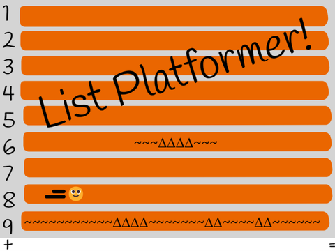 List platformer
