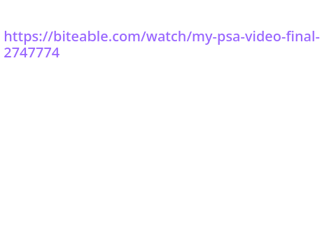 PSA Bullying and Sucide 