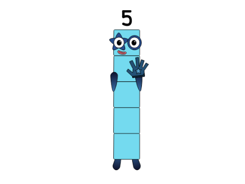 Numberblock Five does an Irish dance (Stop Motion)