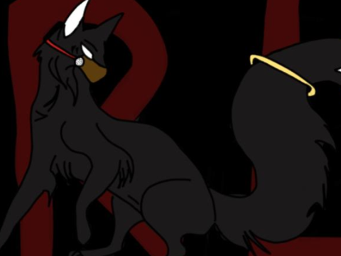 Warrior Cat version of @reaperliam 's OC