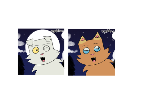 Ambersky and Leafpelt