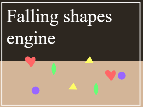 Falling shapes Engine