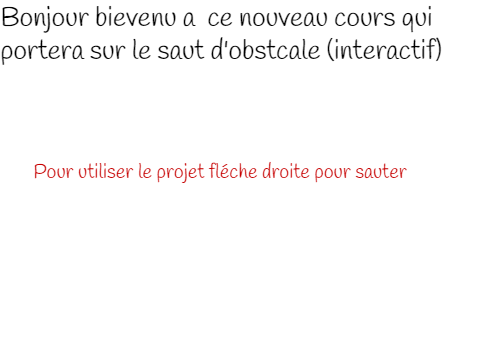 Cours 5 saut d'obstcale