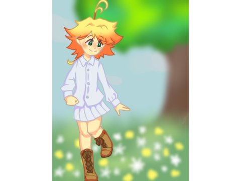 emma from the promised neverland fanart cuz im bored