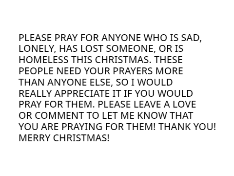 PLEASE PRAY FOR THESE PEOPLE!