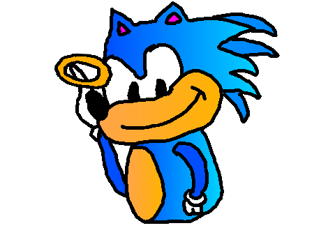 Sonic The Hedgehog Sprite