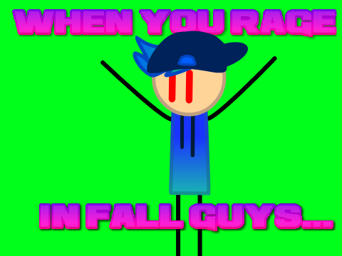 When You Rage in Fall Guys... || #Animations
