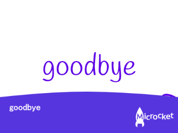 goodbye