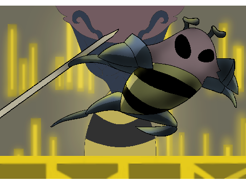 Hollow Knight Fanart ~ Hive Knight
