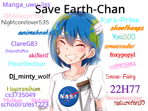 Sign if you want to save Earth-Chan! remix remix
