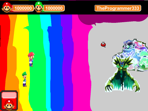 Mario and Luigi: Dream Team Bros final battle