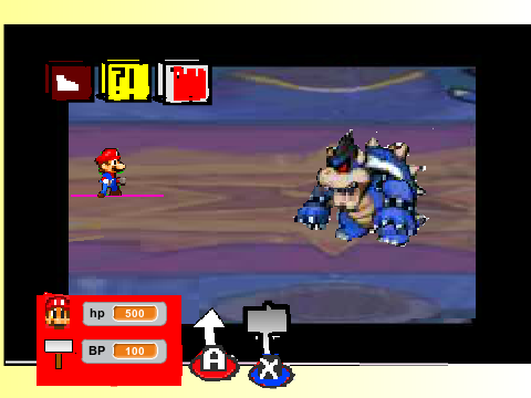 Mario vs Dark bowser RPG 