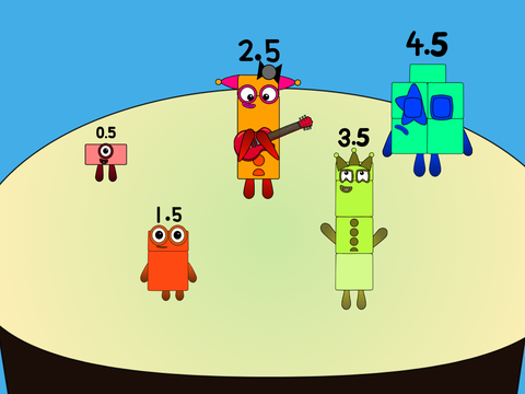 Numberblocks Band Halves But only just Halves remix