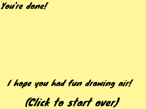How to Draw: air!