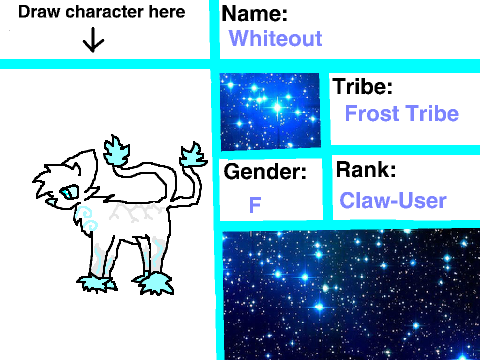 Tribes of Skywind RPG Template Whiteout