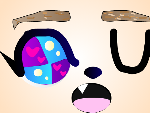 My Anime Eye | Using Scratch Vector Art Only |