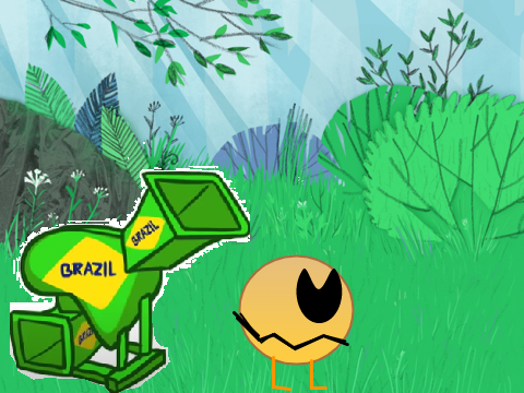 You're goin' to Brazil orby!