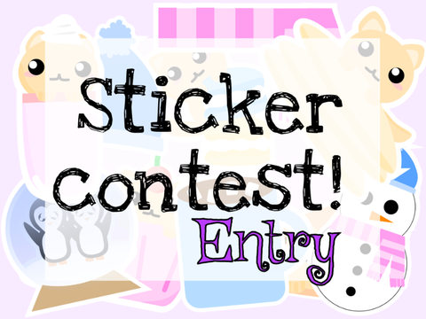 ✎┊ My Sticker contest entry!!!