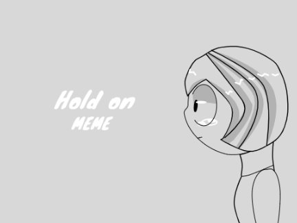 hold on || meme