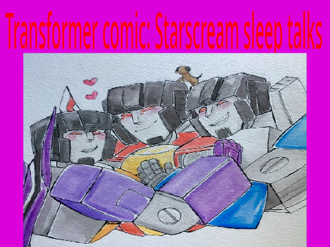 Funny and cute Transformers comic