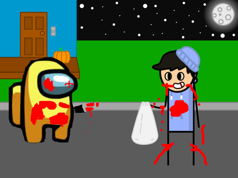 Add Yourself Trick or Treating! remix