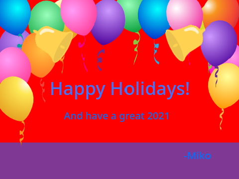 Happy Holidays!