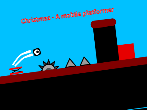 My third game - Christmas - A mobile platformer                        #all #games