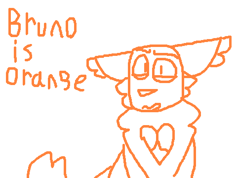 Bruno is Orange